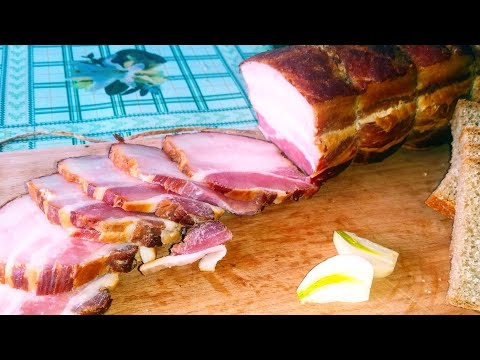 Видео: Копчёное сало. Очень вкусное сало соленое в рассоле.