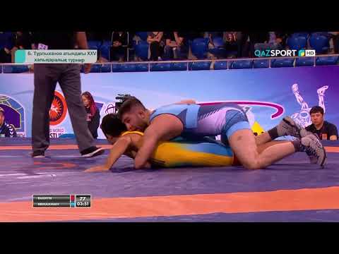 Видео: ГРЕКО-РИМСКАЯ БОРЬБА. «Кубок Б. Турлыханова». XXV международный турнир. 14 финала, полуфиналы