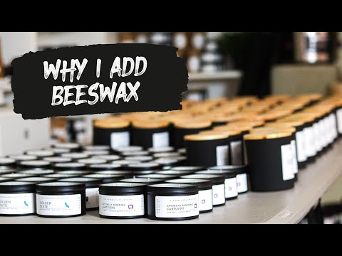 Видео: Вот почему я добавляю пчелиный воск в соевые свечи... Стоит ли вам делать то же самое?