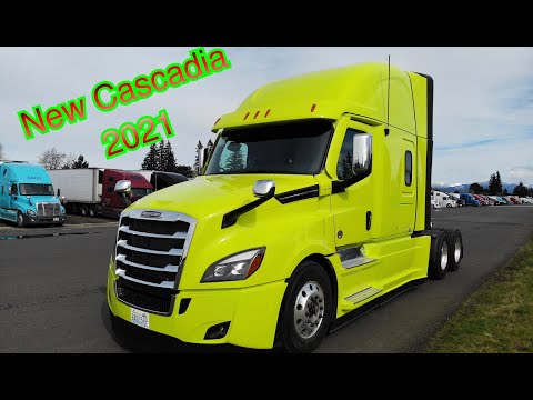 Видео: Обзор новой Cascadia 2021(manual), Дальнобой по США