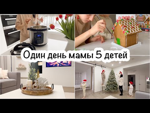 Видео: Один день мамы 5 детей: Завтрак🧇Обед🍲Быстрый ужин🥗Елка🎄
