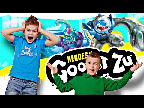 Видео: НОВЫЕ ИСПЫТАНИЯ для героев ГУДЖИТСУ зимой на КАТКЕ  / Goo Jit Zu / KiFill boys 13+