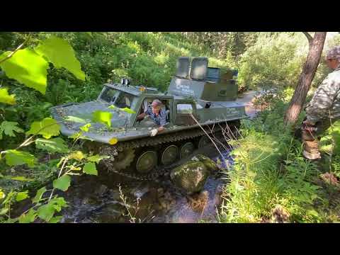 Видео: По Сибирской тайге на МТЛБ. Жесткий маршрут! Таёжный off-road, продолжение...
