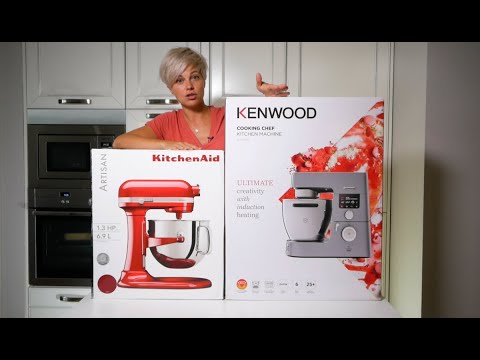 Видео: СРАВНЕНИЕ KitchenAid Artisan 6.9 🚘  VS 🚙 Kenwood Cooking Chef ОБЗОР РАСПАКОВКА Кухонная машина