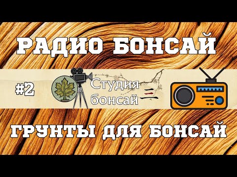 Видео: Грунты для бонсай / Радио подкаст - Павел Горбачев @Studio.Bonsai