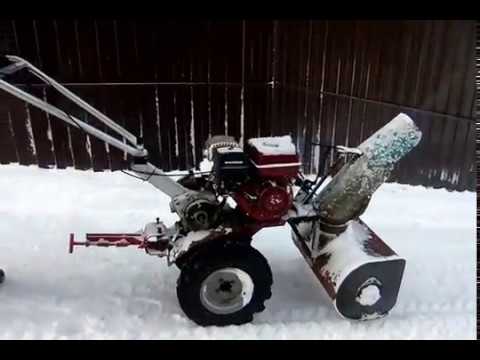 Видео: снегоуборщик самодельный