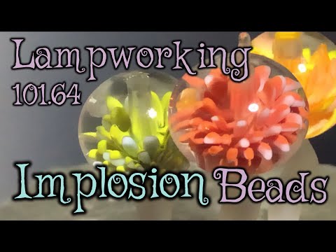 Видео: Лэмпворк / Флеймворк - 101.64 - Имплозивная бусина - 104 демо