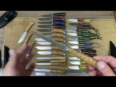 Видео: Распродажа ножей ! Ножи из стали Pgk, К340 vg10 по очень вкусной цене ! 