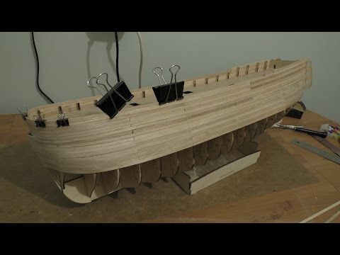 Видео: Сборка парусника "12 Апостолов": Черновая обшивка (часть 2)