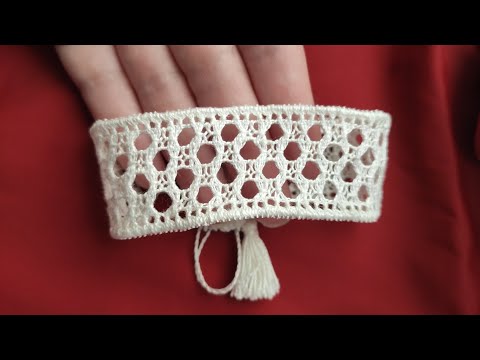 Видео: Незвичне замовлення, мережка Ляхівка як прикраса. Мережка для початківців. Багаторядна мережка