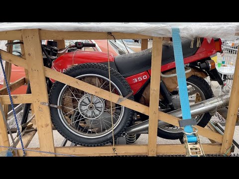 Видео: Берегли 30 лет: Ява-350 в упаковке НОВАЯ Jawa 638.103 капсула времени в деревянном ящике