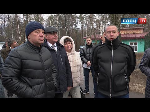 Видео: Глава города Евгений Боровских и депутаты Ельца проверили готовность «Белой берёзки» к новому сезону