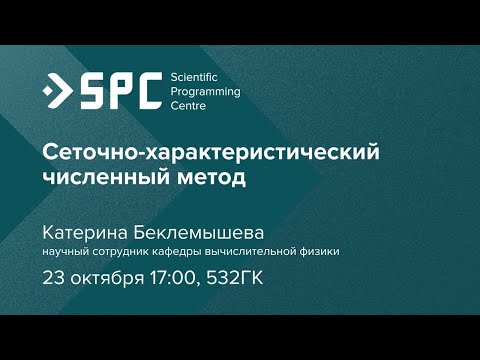 Видео: Катерина Беклемышева: «Сеточно-характеристический численный метод»
