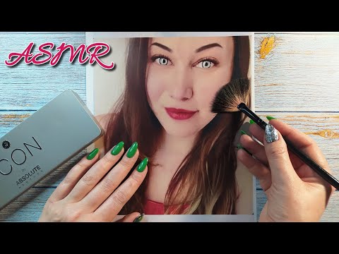 Видео: АСМР макияж для фото, близкий шепот • ASMR звуки рта, косметика, прикосновения к лицу