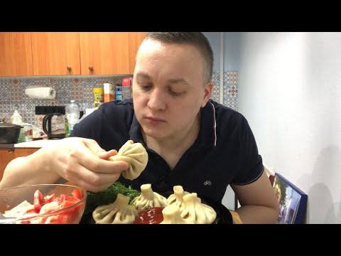 Видео: Хинкали+Экзотика МУКБАНГ mukbang eating
