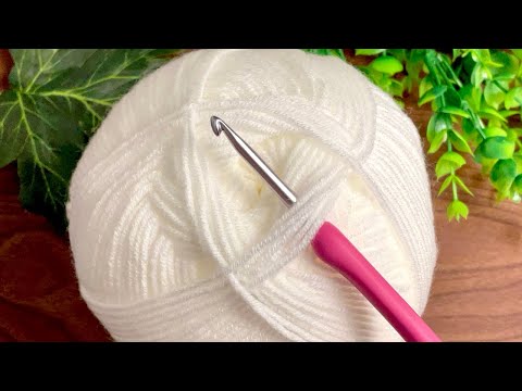 Видео: 1 ряд, БЕЗУМНО ПРОСТО! Этот кружевной узор крючком в ТРЕНДЕ! Красивая и легкая вязка крючком
