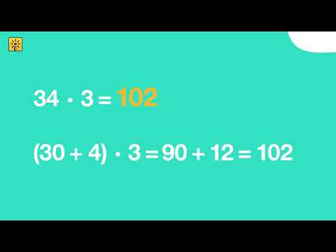 Видео: Математика 3 класс. Умножение двузначного числа на однозначное по разрядам. Видеоуроки