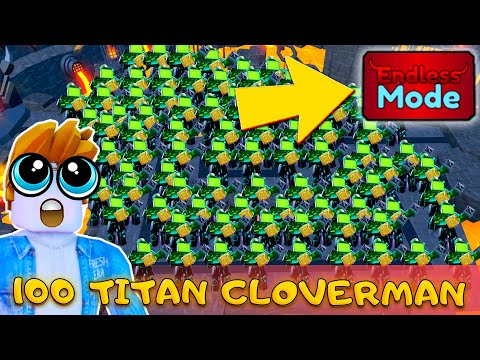 Видео: ПОСТРОИЛИ НЕПРОБИВАЕМУЮ СТЕНУ - 100 TITAN CLOVER MAN В TOILET TOWER DEFENSE