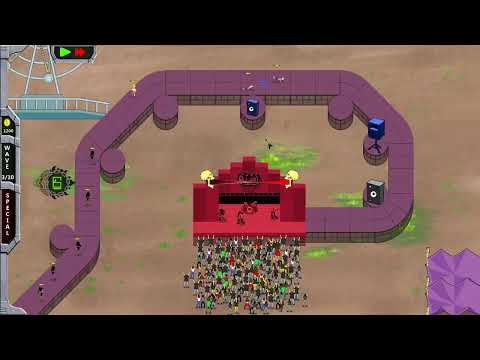 Видео: ЗАЩИТА РОК-Н-РОЛЛА: УРОВНИ 18-24 – БОСС DJ И ДИСКО-ДЕВОЧКИ \ ROCK 'N' ROLL DEFENSE