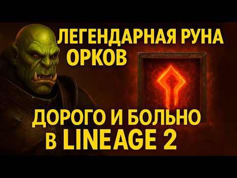 Видео: Легендарная руна орков — дорого и больно в Lineage 2 Main