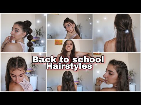 Видео: 5 Лесни прически за училище/университет