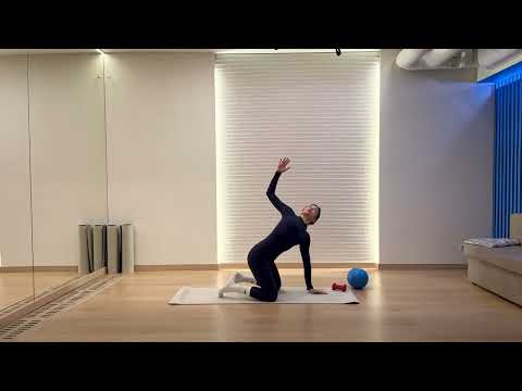 Видео: ПІЛАТЕС НА ВСЕ ТІЛО | З ІНВЕНТАРЕМ : МЯЧИК + ГАНТЕЛІ | БАЛАНС 