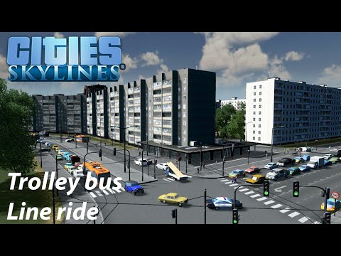 Видео: Покатушки на троллейбусе по Нижнему Новгороду I Cites Skylines