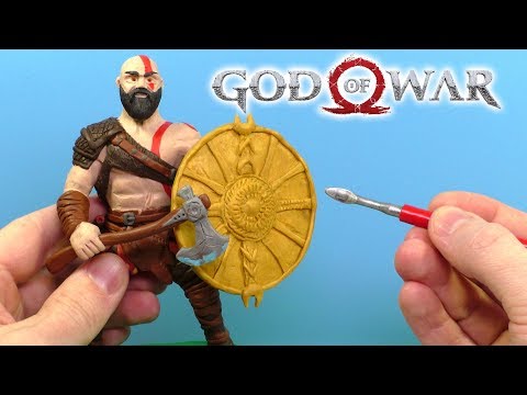 Видео: Лепим КРАТОСА God of War 4 | Видео Лепка