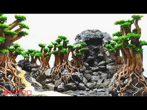 Видео: Поэтапное создание водопада в акваскейпе - Waterfall Aquascaping