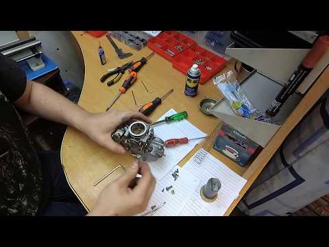 Видео: Замена мембран карбюраторов Suzuki intruder