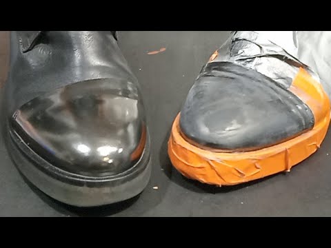 Видео: Как покрасить кожу металлик. RANGA live.