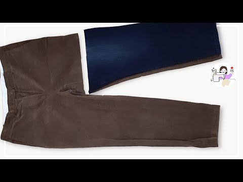 Видео: [Джинсовая часть 6] Брюки, которые ты не носишь, превращаются в классную мужскую куртку