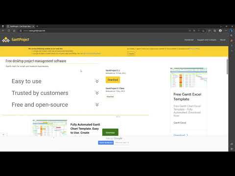 Видео: GanttProject (диаграмма Ганта)