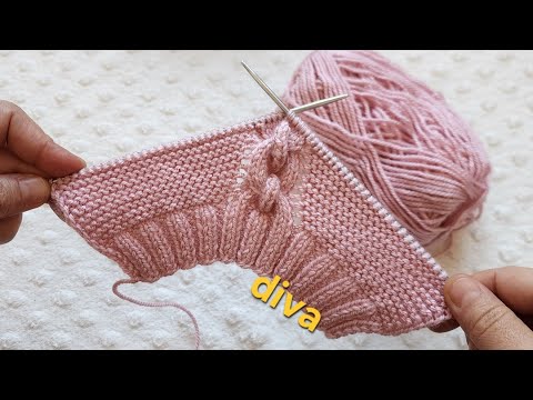 Видео: Очень простая бесшовная модель пинеток с двумя спицами