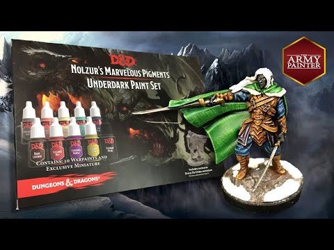 Видео: ОБЗОР НАБОРА КРАСОК ДЛЯ D&D | Nolzur's Marvelous Pigments Underdark Paint Set