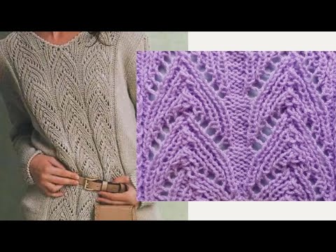 Видео: АЖУРНЫЕ ДОРОЖКИ 789 Узоры спицами