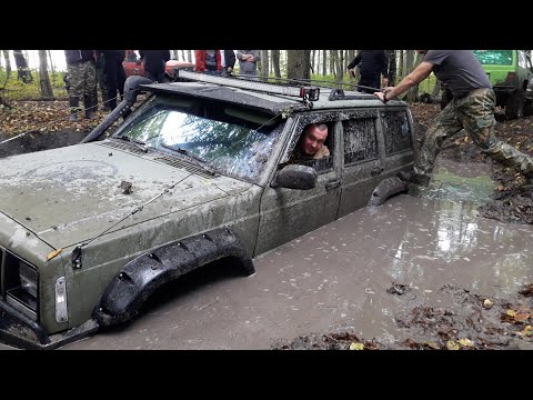 Видео: Притопили Cherokee XJ. МОНЯ едет!