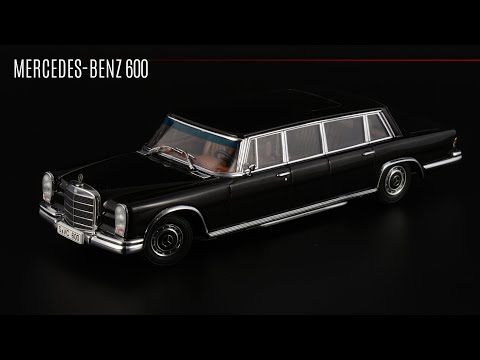 Видео: Настоящий Шестисотый: Mercedes-Benz 600 Pullman W100 • AUTOart • Масштабные модели автомобилей 1:43