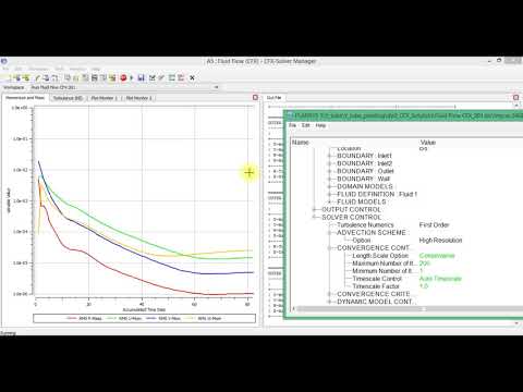 Видео: Урок 1.4. Решение задачи в ANSYS CFX-Solver (ANSYS Workbench Solution)