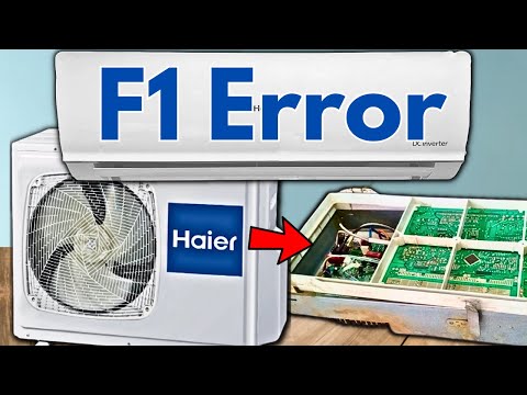 Видео: Как легко исправить код ошибки F1 в Haier Mini Split AC