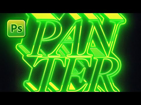 Видео: Как создать 3D неоновый текст в Photoshop!