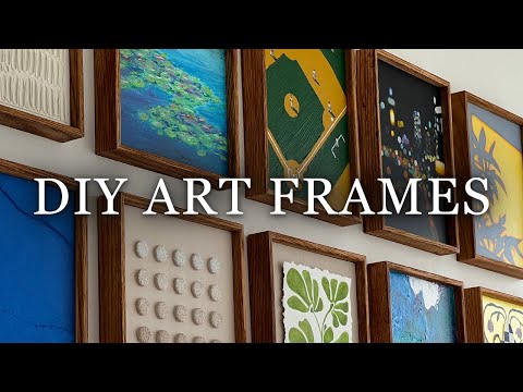 Видео: Как я делаю деревянные рамки для картин (пошаговое руководство)