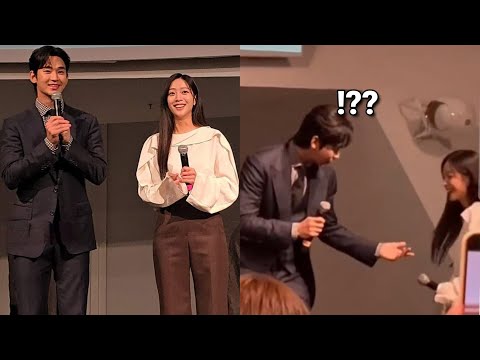 Видео: Испытывал ли Ким Су Хён дискомфорт, когда Чо Бо А отвергла его руку? Неловкий момент Ким Су Хёна ...