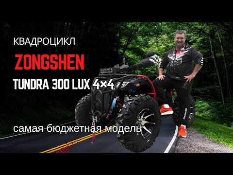 Видео: Самый бюджетный полноприводный квадроцикл. Стоит ли брать? ZONGSHEN TUNDRA 300 LUX