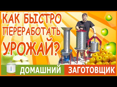 Видео: ОТЖИМ СОКА НА ГИДРОПРЕССЕ ЗАГОТОВЩИК 🍏🍎🧃