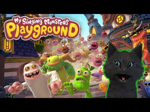 Видео: Мои Поющие Монстры и Говорящий Супер Кот 🐱 My singing monsters playground