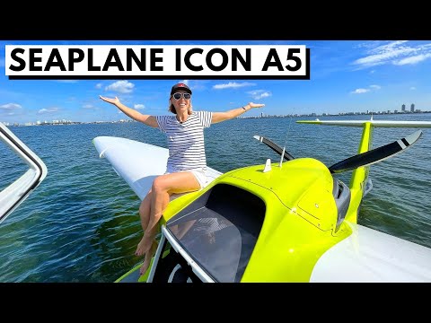 Видео: 359 000 долларов США + ICON A5 SEAPLANE / Легкий спортивный самолет-амфибия Авиационный демонстрацио