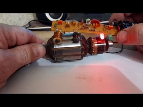 Видео: индикатор  короткозамкнутых витков якоря