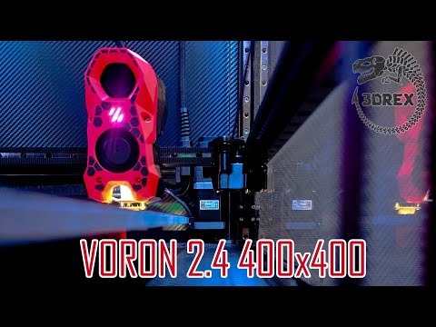 Видео: 3D принтер Voron 2.4 с полем 400х400, знакомство.