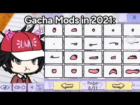 Видео: Gacha Mods ЗА ГОДЫ: 😨👈